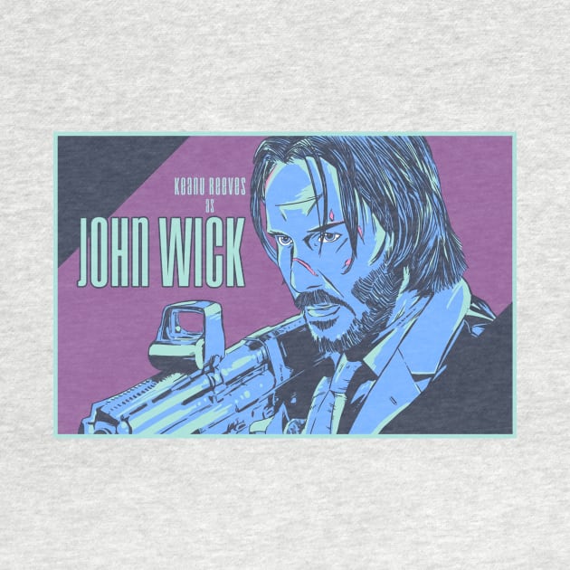 jhon wick vintage by masbroprint